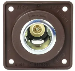 Wandsteckdose für großen Stiftstecker