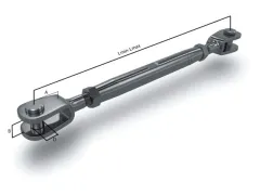Wantenspanner Gabel-Gabel M20 10mm