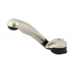 Wasserhahn Keramik Mono (matt nickel/schwarz, 165 g, 4A, 3 bar, Schlauchdurchführung, 40 mm, 22 mm)