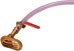 Wasserlöffelsatz Für Ø12mm Schlauch (Wasserlöffel, Kugelhahn, Schlauchtülle & 1m Schlauch Mit Klammern)