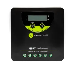WATTSTUNDE® 20 A 90 V MPPT Solar Laderegler WLR-BT 20.90 MPPT 12 / 24 V