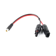 WATTSTUNDE® Adapterkabel (2x)2 mm² Typ-MC4/DC7909 männlich 20 cm schwarz