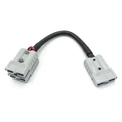 WATTSTUNDE® Adapterkabel (2x)4 mm² A50/2x A50 (Seriell) 20 cm schwarz