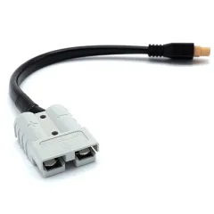 WATTSTUNDE® Adapterkabel 4 mm² A50/XT60 weiblich 3Pin 20 cm schwarz