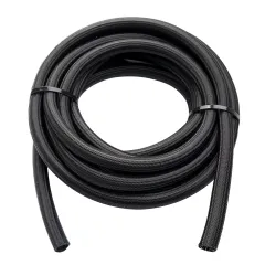 WATTSTUNDE® Geflechtsschlauch offen 13 mm schwarz 5 Meter