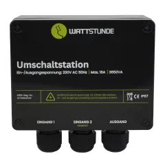 WATTSTUNDE® NVS Umschaltstation 16 A Netzvorrangschaltung