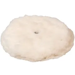 Weicher Lammfell-Polierschwamm mit Klettverschluss Ø200mm