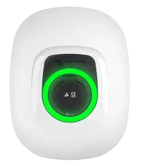 Weiße Front für EV Charging station NS