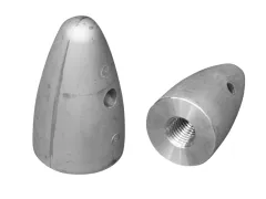 Wellen-Endanode Zink 35mm 7/8"