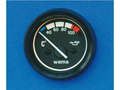 Wema Anzeige Öltemperatur schwarz