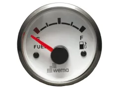 Wema Silber-Serie Anzeige Treibstoff weiß