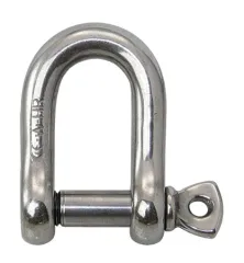 WICHARD-Schäkel mit HR-Bolzen D-Form KURZ 14mm