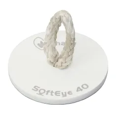 WICHARD SoftEye Augplatte zum Aufkl. GFK/Dyneema 40mm, Seil 3mm, weiß