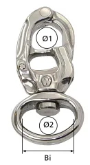 WICHARD TriggerSchnappschäkel 83mm breites Auge