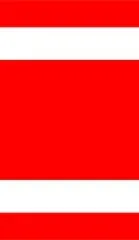 Zierband 19mm x 10m rot 3 Streifen