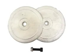 Zink Runde Rudderblattanoden Ø125mm (Satz)