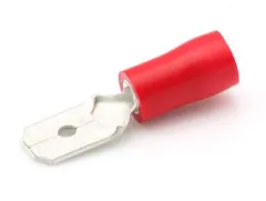 Zungenstecker (6.3 x 0.8 mm, rot, 100)