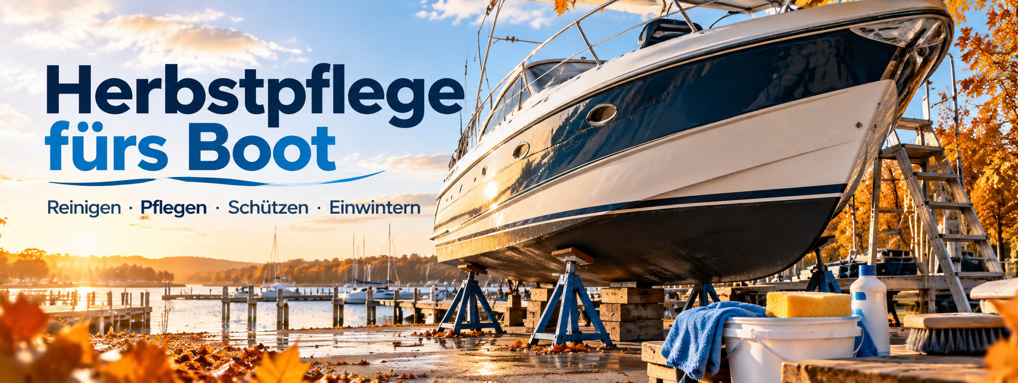 Herbstpflege fürs Boot – Reinigen, Pflegen, Schützen und Einwintern